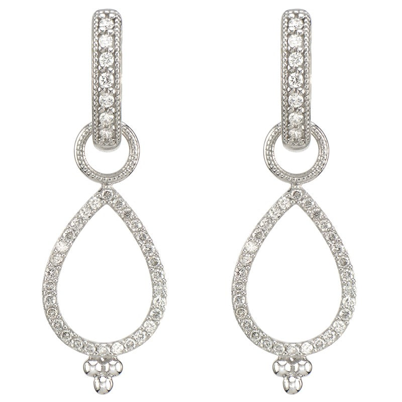 Diamond earring charms
