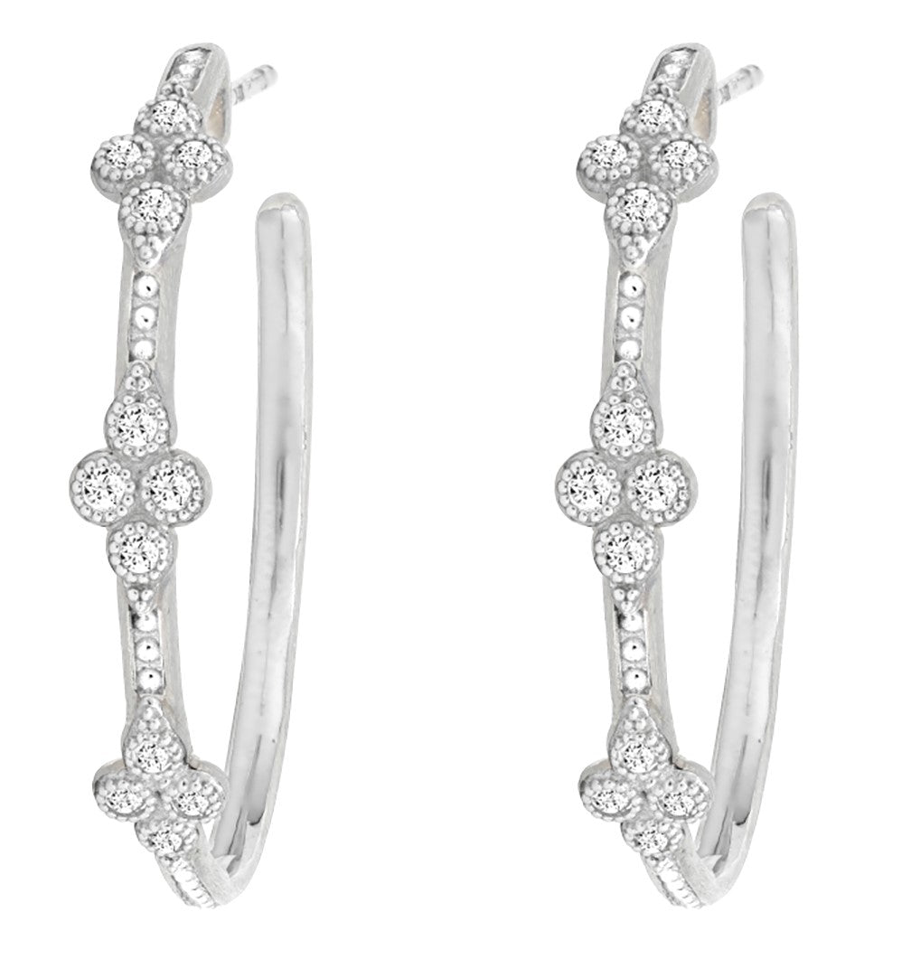sterling silver hoops