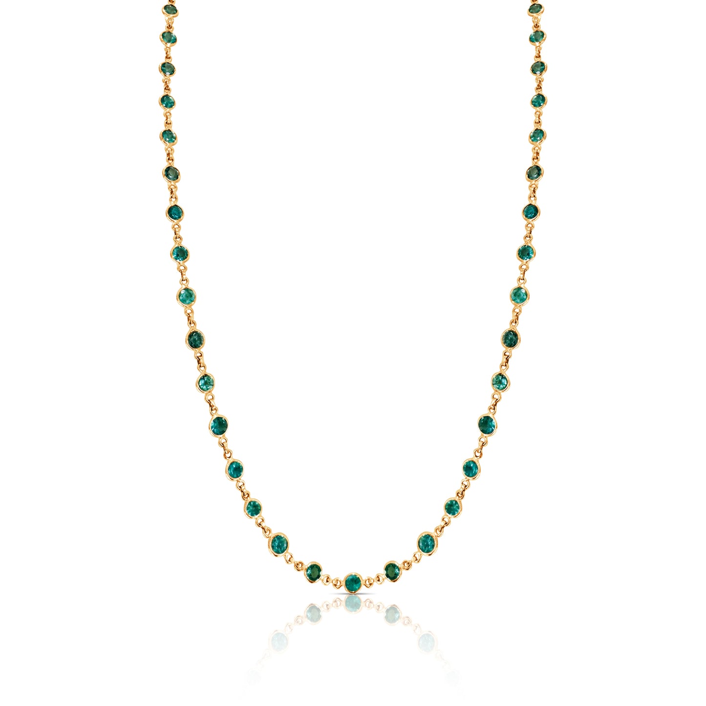emerald gemstone necklace
