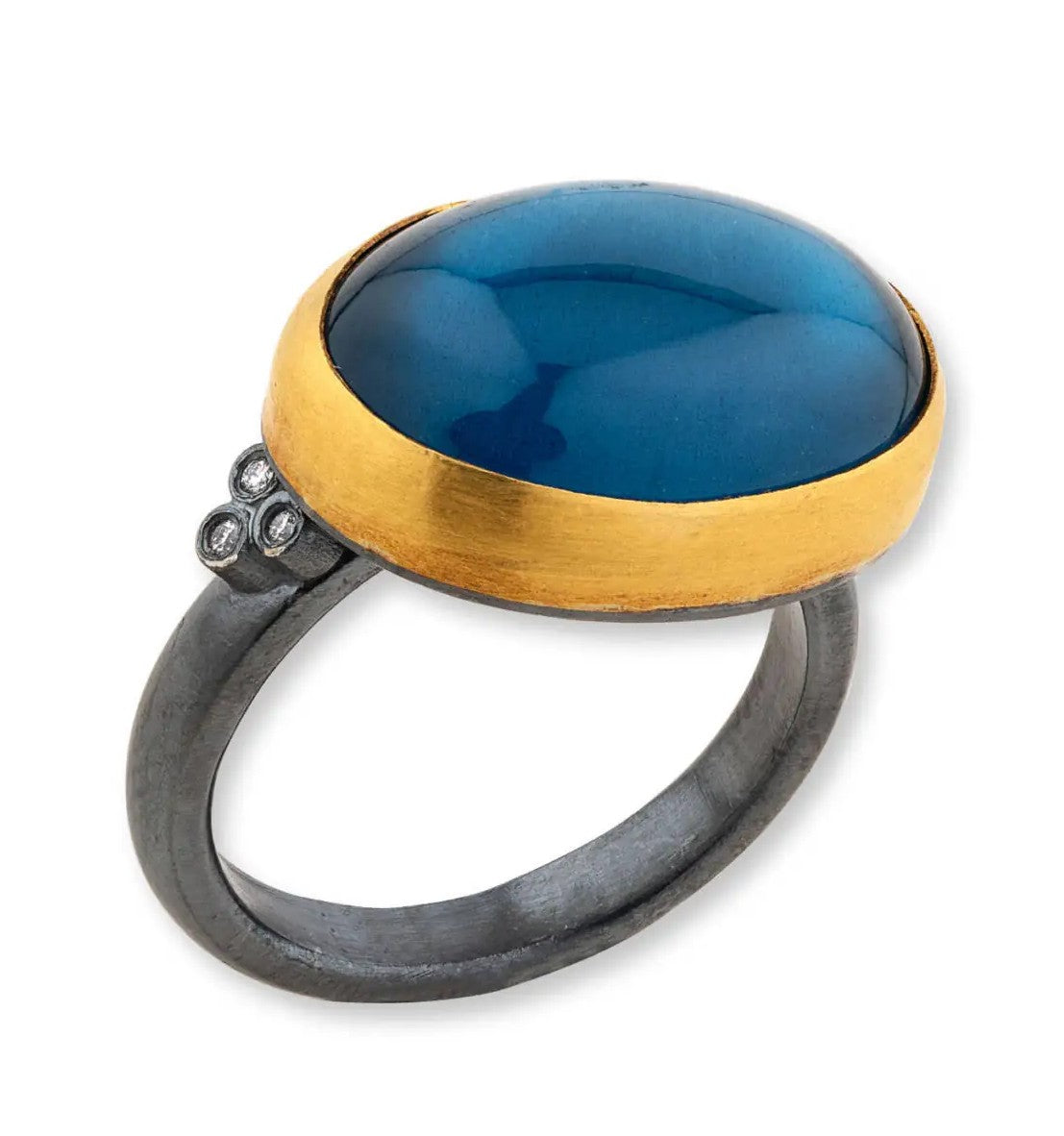 Mare Nostrum London Blue Topaz Doublet Ring