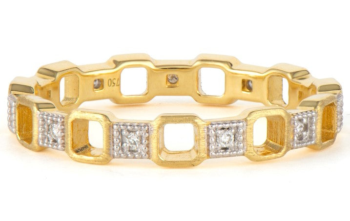 mixed metal gold band