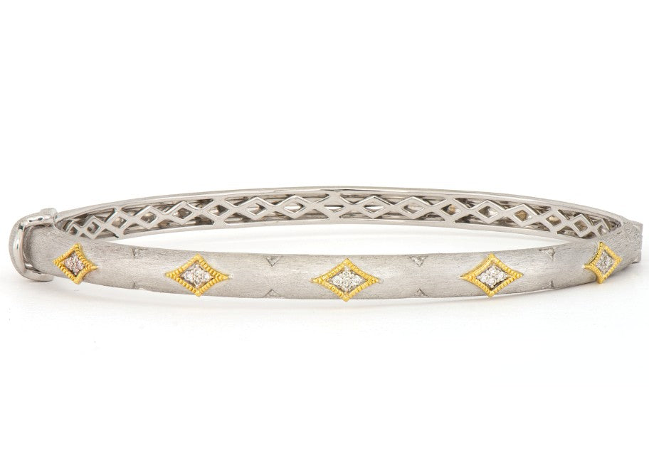 mixed metal bangle