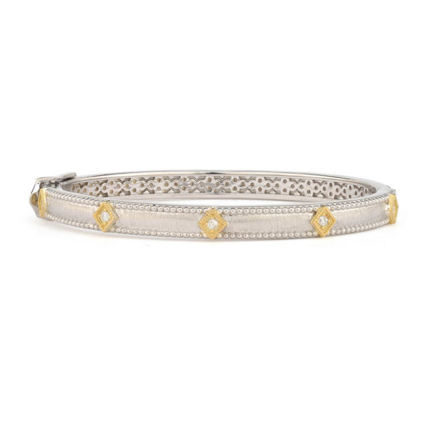 mixed metal kite bangle