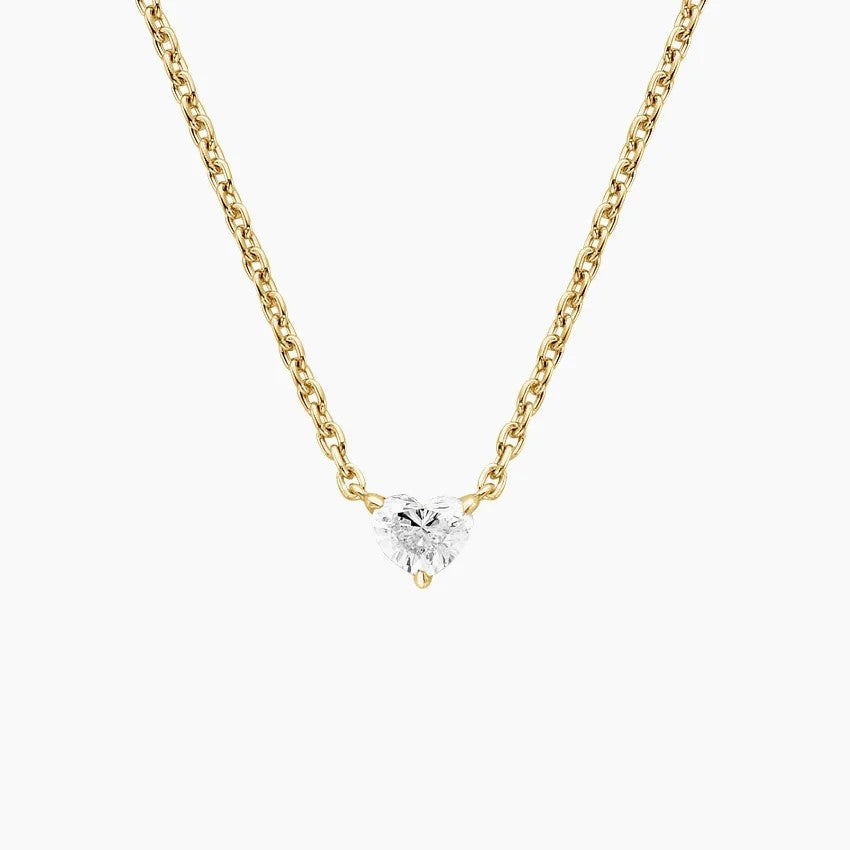 heart diamond necklace