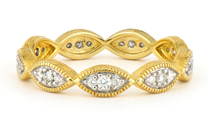 gold diamond band