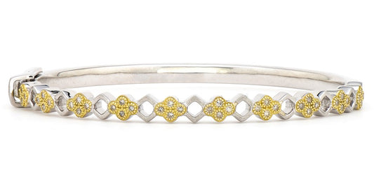 mixed metal bangle 