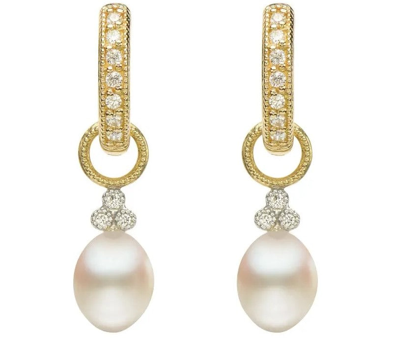 Champagne Pearl Earring Charms