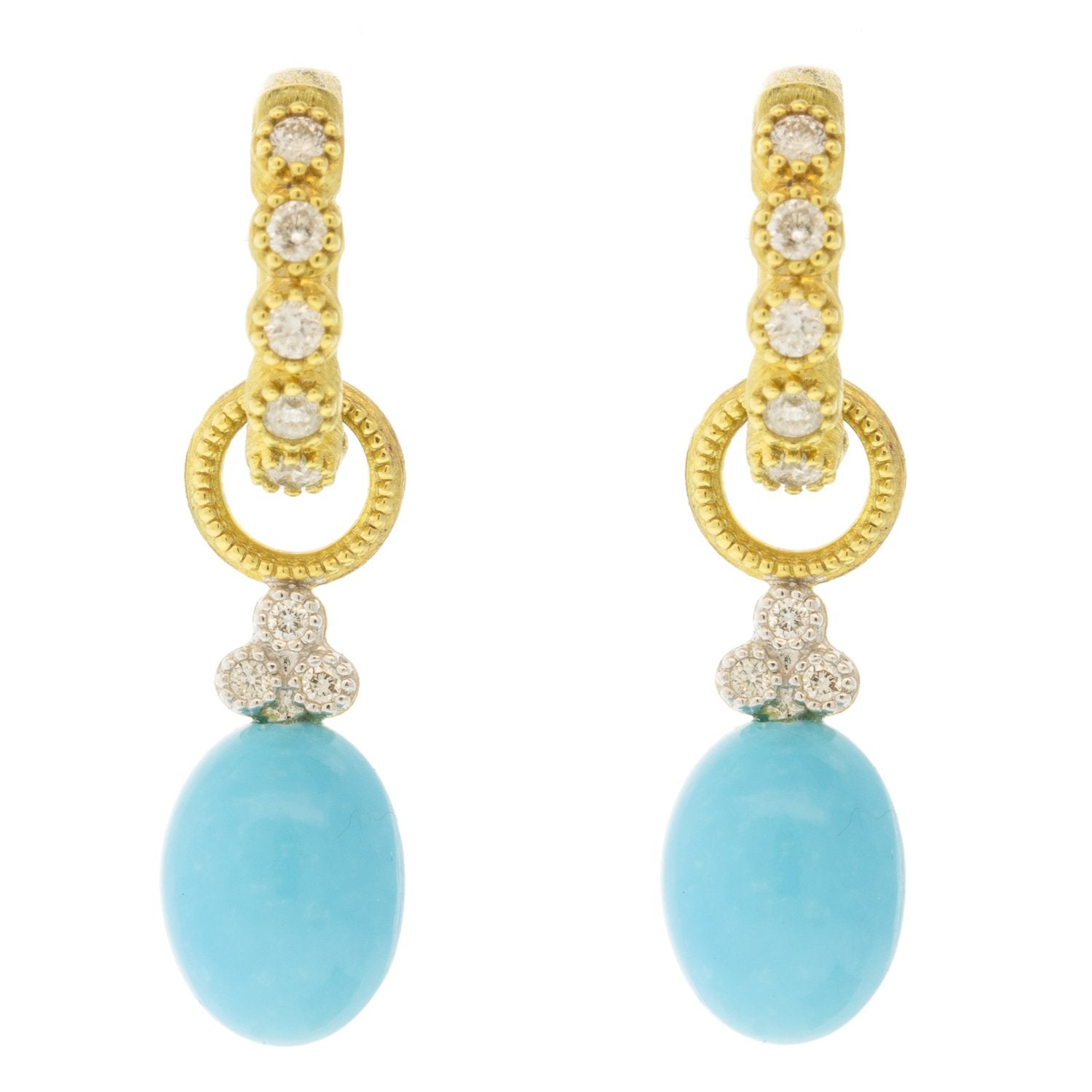 turquois earring charms
