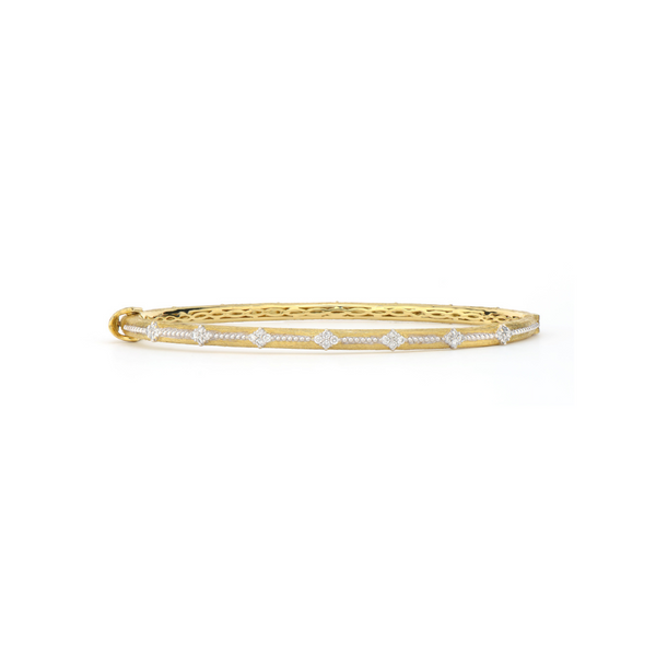 gold bangle with diamonds 