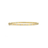 gold bangle with diamonds around 