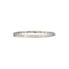 silver bangle with three sets of four diamonds around the band