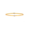 gold band with diamonds in a cross shape