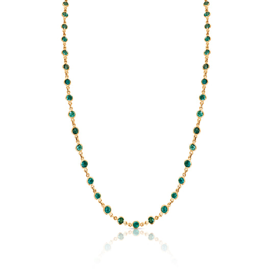 emerald gemstone necklace