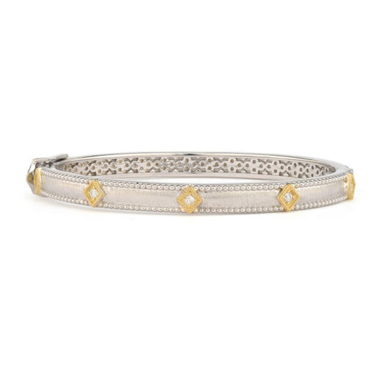 mixed metal kite bangle 