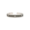 blacken silver with silver and diamond crosses around 