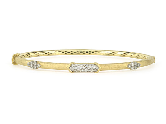 Moroccan Marrakesh Triple Pave Bangle