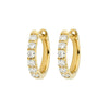 gold earrings with diamonds